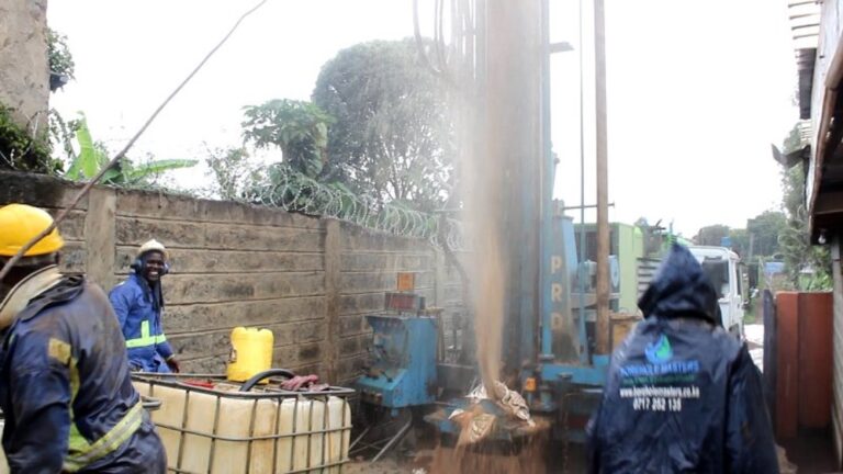 Clean water flows from a new tap close to home.