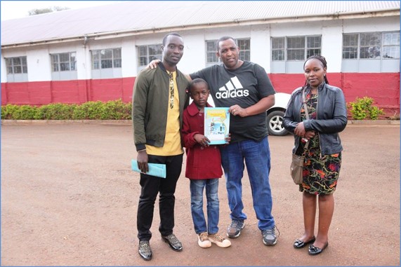 Receiving support to continue his education.