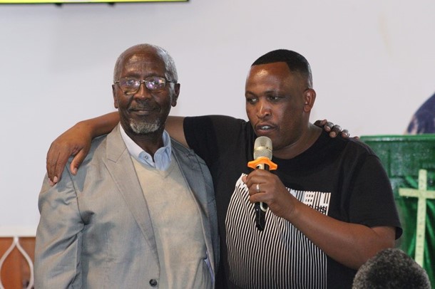 An elder shares hard-won wisdom with the youth.