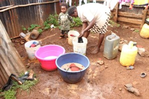Clean water and a place to cook, close to home.